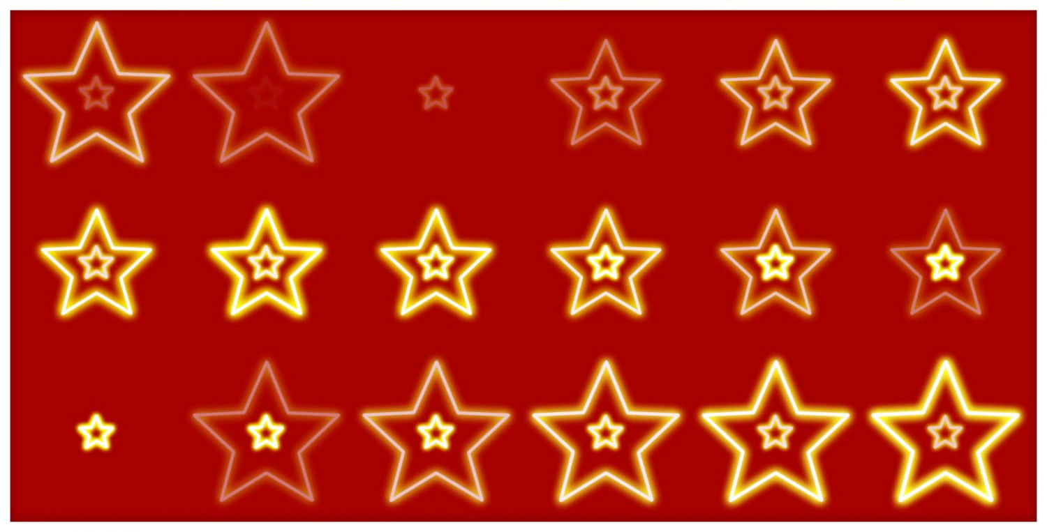 2d animated stars 3D Model .c4d .max .obj .3ds .fbx .stl .blend 