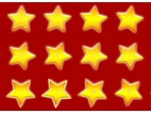 2d animated stars 3D Model