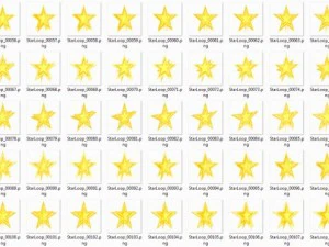 2d animated stars 3D Model