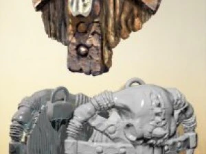 fantasy orcish shield 3D Model
