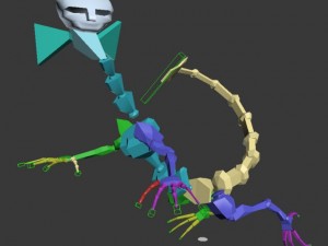 toon water dragon 3D 模型