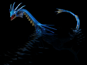 toon water dragon 3D 模型