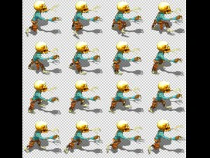 2d toon skeleton 3D Model