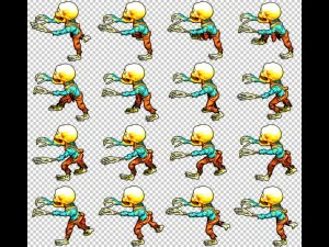 2d toon skeleton 3D Model