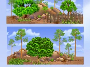 2d scroller map construction set CG Textures