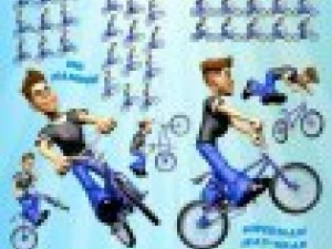 2d bmx rider character 3D Model
