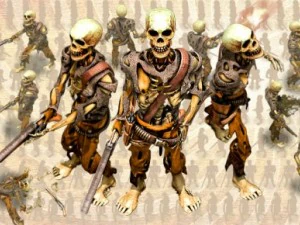 2d 牛仔骨架 3D 模型