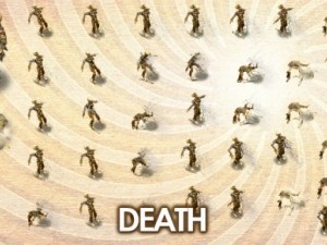 2d cowboy skeleton Model 3D