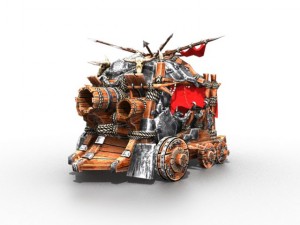 medieval tank Modèle 3D