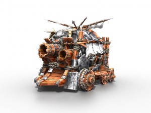 medieval tank Modèle 3D