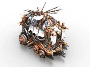 medieval tank 3D Model