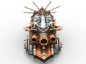 medieval tank 3D Model