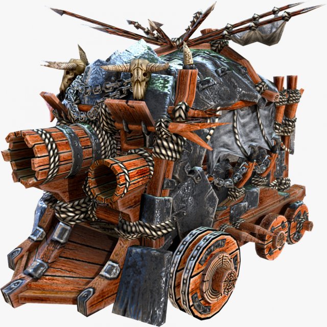 medieval tank Modèle 3D .c4d .max .obj .3ds .fbx .stl .blend 