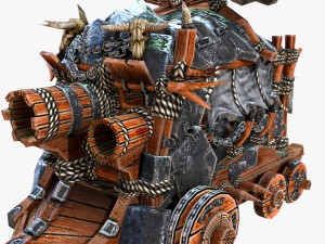 medieval tank Modèle 3D