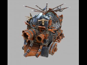 medieval tank Modèle 3D