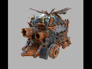 medieval tank 3D Model