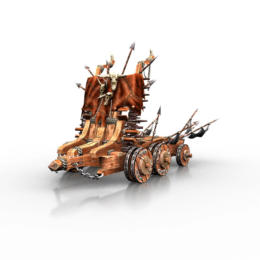 medieval mantlet 3D Model .c4d .max .obj .3ds .fbx .stl .blend