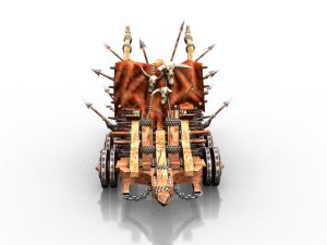 medieval mantlet Modelo 3D