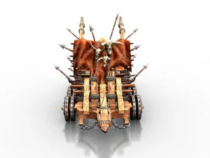 medieval mantlet 3D Model