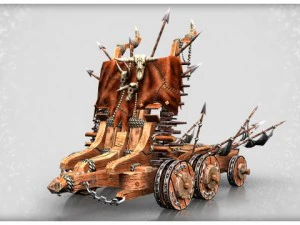 medieval mantlet 3D Model