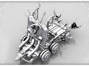 medieval mantlet Modelo 3D
