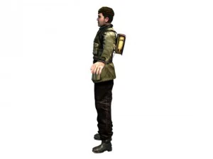 wwii partisan 3d character 3D Model