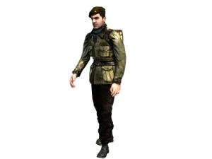 wwii partisan 3d character 3D Model