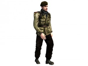 wwii partisan 3d character 3D मॉडल