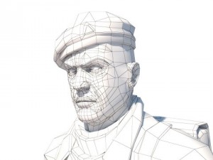 wwii partisan 3d character 3D मॉडल