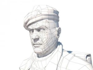 wwii partisan 3d character 3D Model