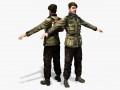 wwii partisan 3d character 3D मॉडल