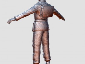 wwii partisan 3d character 3D मॉडल