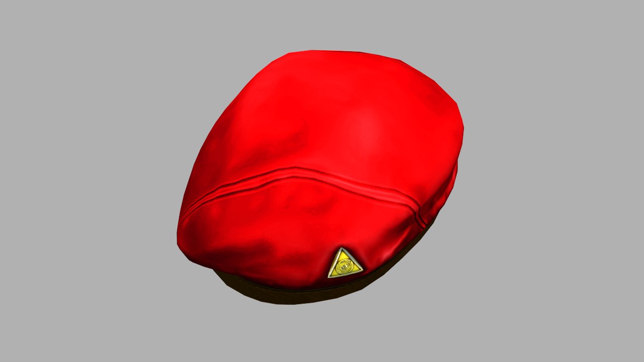 3d модель берет. Берет 3д модель.