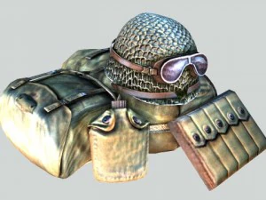 acess&oacute;rios de soldado Modelo 3D