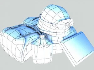 acess&oacute;rios de soldado Modelo 3D