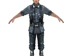 wwii nazi soldier 3D Model