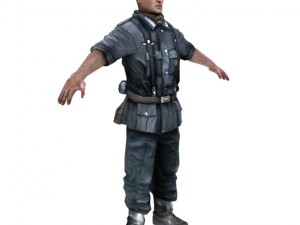 wwii nazi soldier 3D Model