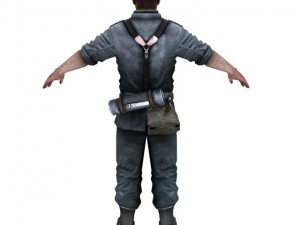 wwii nazi soldier 3D Model