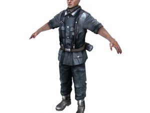 wwii nazi soldier 3D Model