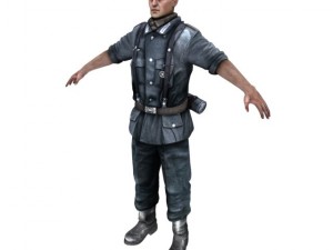 wwii nazi soldier 3D Model