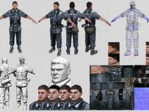 wwii nazi soldier 3D Model