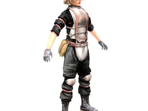 woman soldier 3D Model