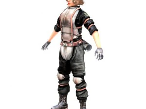 woman soldier 3D Model