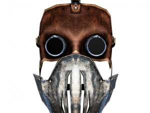 nazi mask and helmet Modelo 3D