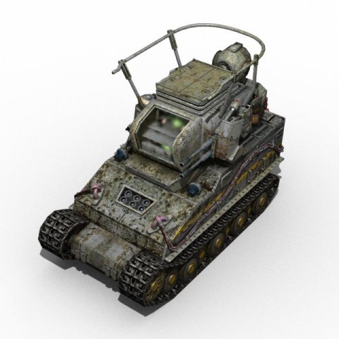 monster tank 3Dモデル .c4d .max .obj .3ds .fbx .stl .blend
