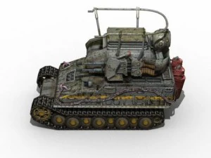carro armato mostruoso Modello 3D