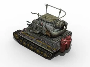 carro armato mostruoso Modello 3D