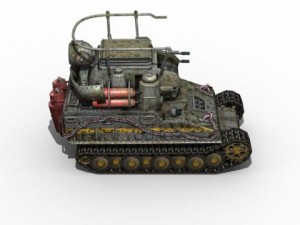 monster tank 3Dモデル