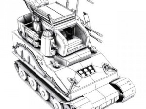 monster tank 3Dモデル