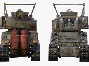 carro armato mostruoso Modello 3D